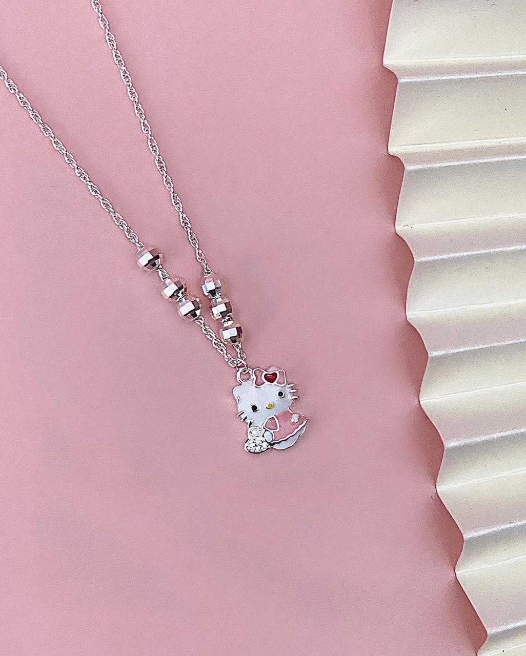 Kawaii “Hello Kitty” Blinged Out Sapphire Rubies Chrystal Cat Pendant –  FaceTreasures